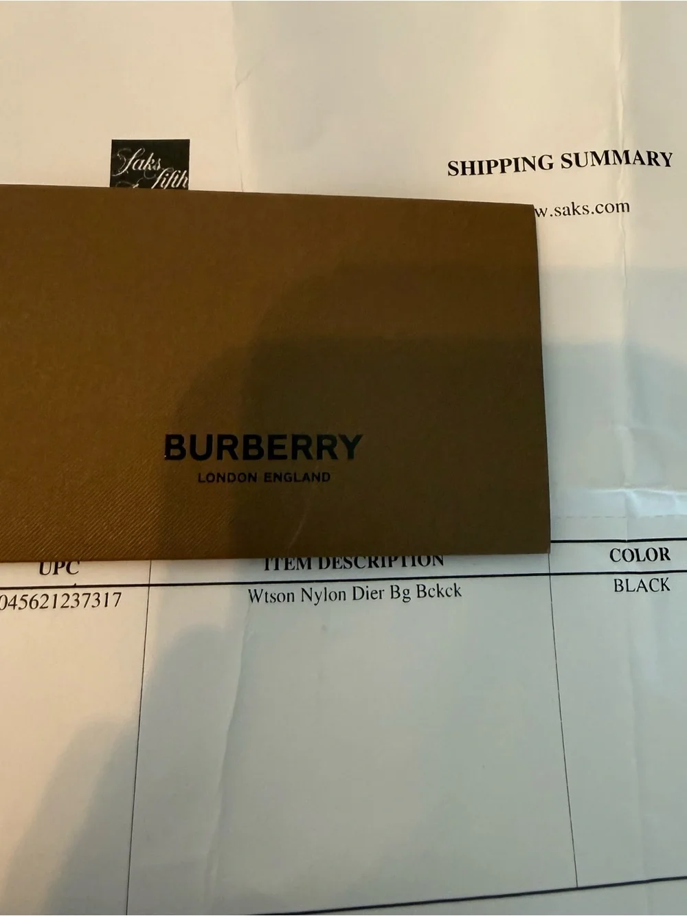 AUTHENTIC Burberry Diaper Bag Backpack. With Black nylon and leather trim.